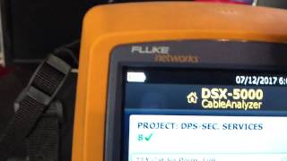 FLUKE VERSIV  DSX 5000 Battery defect [upl. by Vikky]