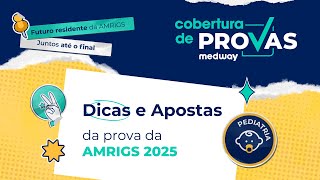 Dicas e Apostas para a prova da AMRIGS  Pediatria  Cobertura de Provas Medway [upl. by Naes]