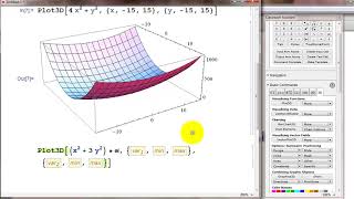 141 Multivariable plot3D in Mathematica [upl. by Nile]