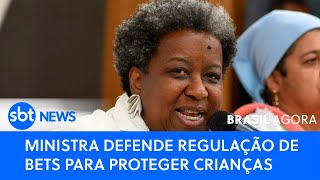 Ministra defende regulação de bets para proteger crianças [upl. by Nylatsirhc]