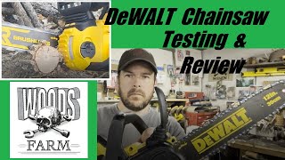 20v Dewalt 12in Chainsaw Review [upl. by Jaenicke]