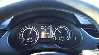 NEW Skoda Octavia RS 2013 Combi TDI 184 DSG 0 à 150 kmh acceleration [upl. by Dorothy199]