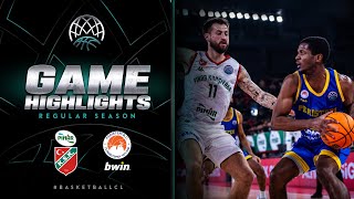 Pinar Karsiyaka v Peristeri bwin  Gameday 3  Highlights  BasketballCL 202324 [upl. by Debarath]