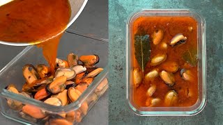 Mejillones en escabeche casero [upl. by Nagol]