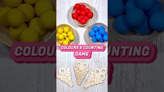 Colours amp Counting Game for Toddlers  Educational Activities for Toddlers shorts [upl. by Nylidnarb]