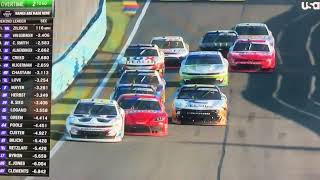 Overtime finish 2024 NASCAR Xfinity series Watkins Glen [upl. by Atoiyanap]