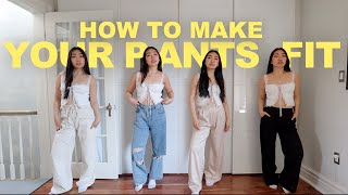 Hem Your Pants like a PRO with no sewing machine 4 easy ways [upl. by Hilbert]