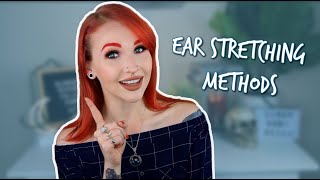 HOW TO STRETCH YOUR EARS  Ear Stretching Methods [upl. by Primrosa]