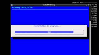 Archbang Linux Installation [upl. by Malena]