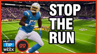 How to Stop the Run Using Run Fits  MUTGG Tip of the Week 6 [upl. by Cramer]