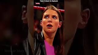 Triple H Attack On Stephanie McMahon reels shorts viral [upl. by Jabon]