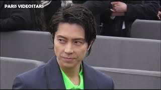 Yamashita Tomohisa 山下 智久  Paris Fashion Week 27 february 2024 show Dior [upl. by Hazen]