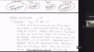 Kinetics and Reaction Engineering  Catalysis  part 4 [upl. by Nonnair]