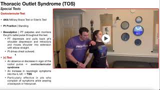 Costoclavicular Test Military Brace Test Edens Test  Rationale amp Interpretation [upl. by Mw893]