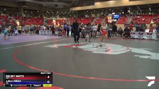 122 Lbs Quarterfinal  Kelsey Watts MO Vs Laila Mirza OK 5770 [upl. by Inad]