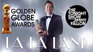 JIMMY FALLON OPENS THE GOLDEN GLOBES CEREMONY  Another Day of Sun La La Land [upl. by Gregoor]