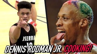 Dennis Rodman Jr More OFFENSIVE MINDED Than His Dad TRICK Inbound Play JSerra VS OLU [upl. by Allesiram890]