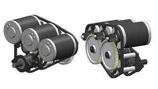 CAD with Patrick Flipped Mini CIM Gearbox [upl. by Leirvag]