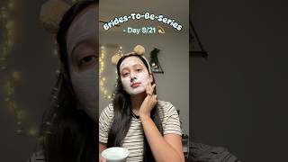 DIY Korean Face Mask🤍 BridestoBe Day 821💍 shorts bridalglow bridestobe skincare glowingskin [upl. by Hsetim974]