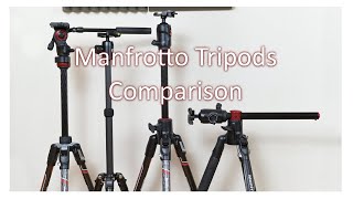 Manfrotto GT XPRO VS Befree VS Element  Travel Tripod Comparison [upl. by Rafaelof]