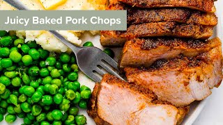 Learn How to Make Juicy Baked Pork Chops  Its Easy [upl. by Harima]