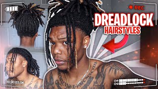 Dreadlock HAIRSTYLES For MEN  NO Retwist [upl. by Gilges276]