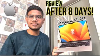 APPLE MACBOOK AIR M2  Honest Review AFTER 8 DAYS [upl. by Ahteral]