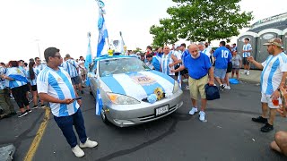 Así se vivió la SEMIFINAL de ARGENTINA en ESTADOS UNIDOS 🇦🇷 🇺🇸 [upl. by Thrift]