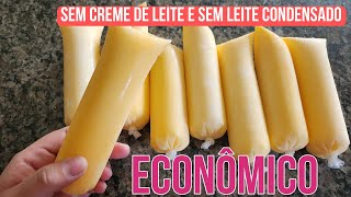 COMO FAZER GELADINHO ECONÔMICO PRA VENDER MUITO NESSE CALOR  SUPER CREMOSO [upl. by Ahseital]