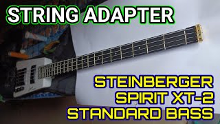 STEINBERGER STADB 04 GUITAR BASS STRINGS ADAPTER STEINBERGER SPIRIT XT2 STANDARD BASS [upl. by Chicky]