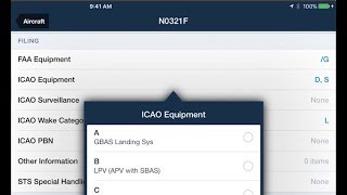 ForeFlight HowTo Filing ICAO Flight Plans [upl. by Fi]