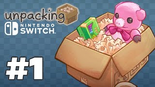 Lets Play UNPACKING on Nintendo Switch [upl. by Mable]