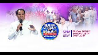 DAY 3 LIVE HEALING STREAMS LIVE HEALING SERVICE WITH PASTOR CHRIS  JULY 28TH 2024 [upl. by Helbonnah741]