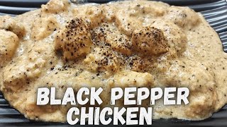 BLACK PEPPER CHICKEN RECIPE  RESTAURANT STYLE PEPPER CHICKEN  काली मिर्च चिकन  BY COOKWITHMEHER [upl. by Irrep]