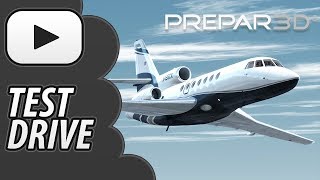 Carenado FA50 EX  Prepar3D  Test Drive [upl. by Meesak]