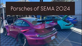 The Porsches of SEMA 2024 [upl. by Ener810]