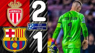 🎥 AS Monaco vs Barcelona 21  Match Review UEFA Champions League 20242025 [upl. by Tsui]