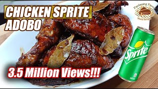 CHICKEN SPRITE ADOBO 🍗 UULIT KA SA SARAP A MUST TRY [upl. by Yllitnahc]