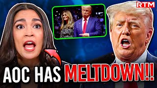 AOC BREAKS DOWN Over MASSIVE Trump Rally in New York City [upl. by Eninej]