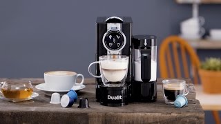 How to make a Cappuccino – with the Dualit Café Cino Capsule Machine [upl. by Imyaj]