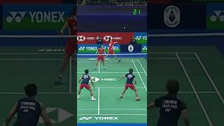 Longest rally 61 shots PuavaTaera vs JiangWei  India Open 2024 XD F shorts badminton bwf [upl. by Bradway530]