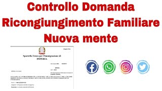 controllo nulla osta ricongiungimento familiare online [upl. by Ycrad296]