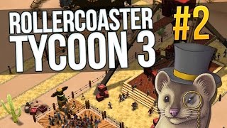 Lets Play RollerCoaster Tycoon 3  Part 2  GOLDRUSH ★ Rollercoaster Tycoon 3 Gameplay RCT3 [upl. by Akkinahs]