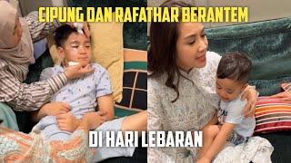 CIPUNG DAN RAFATHAR BERANTEM DI HARI LEBARAN WAJAH RAFATHAR SAMPAI LUKA [upl. by Pulsifer]