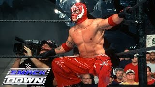 Rey Mysterio makes his WWE debut against Chavo Guerrero SmackDown July 25 2002 [upl. by Nylidam]