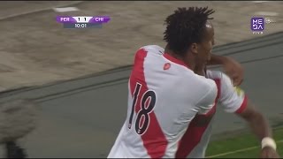 André Carrillo vs Chile World Cup Qualifiers 2018 Home HD 720p [upl. by Arlena508]