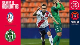 Resumen PrimeraFederación  CF Rayo Majadahonda 20 CD Arenteiro  Jornada 16 Grupo 2 [upl. by Enelrihs27]