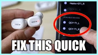 FIX TWS Earbuds That CANT PAIR  RePair Factory Reset Guide for QCY QS1 QS2 JLab KZ and more [upl. by Alon]