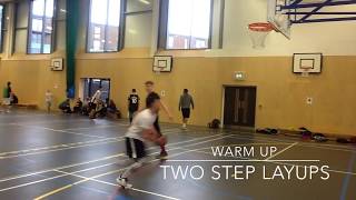 Finishing and footwork  basketball drills with coach Paul Nicholson [upl. by Adnilre]