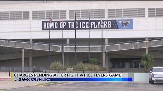 Charges pending after fight at Pensacola Ice Flyers game [upl. by Thibault]